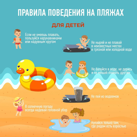 Безопасность на водных объектах в летний период.